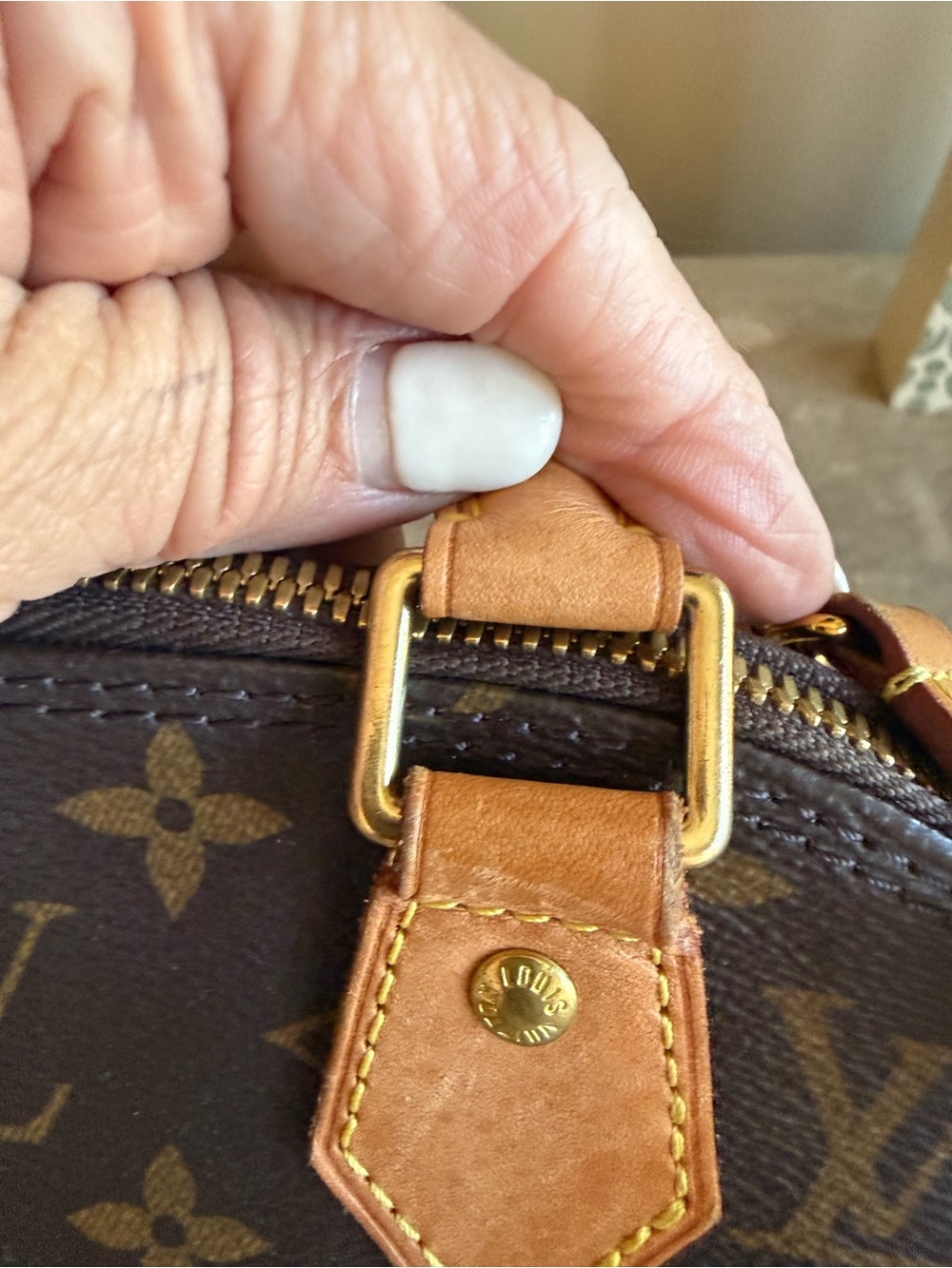 Louis Vuitton Monogram Alma BB Crossbody in Dark Brown and Tan! Authentic COA - Picture 16 of 16